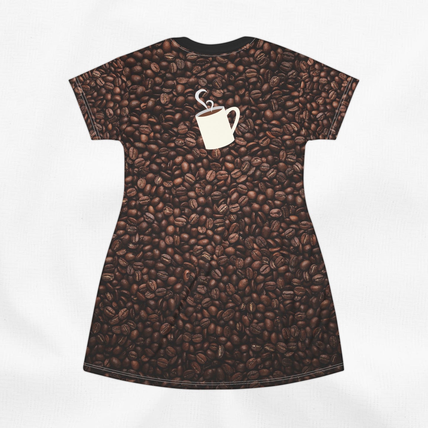 "I Believe In Coffee" Women's T-Shirt Dress Gift