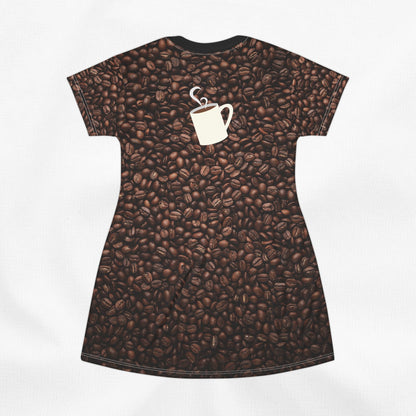 "I Believe In Coffee" Women's T-Shirt Dress Gift