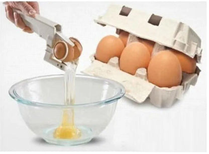 Eggcellent Handheld Egg Cracker