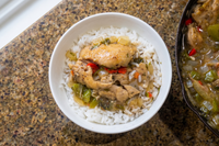 Southern Smothered Chicken & Peppers