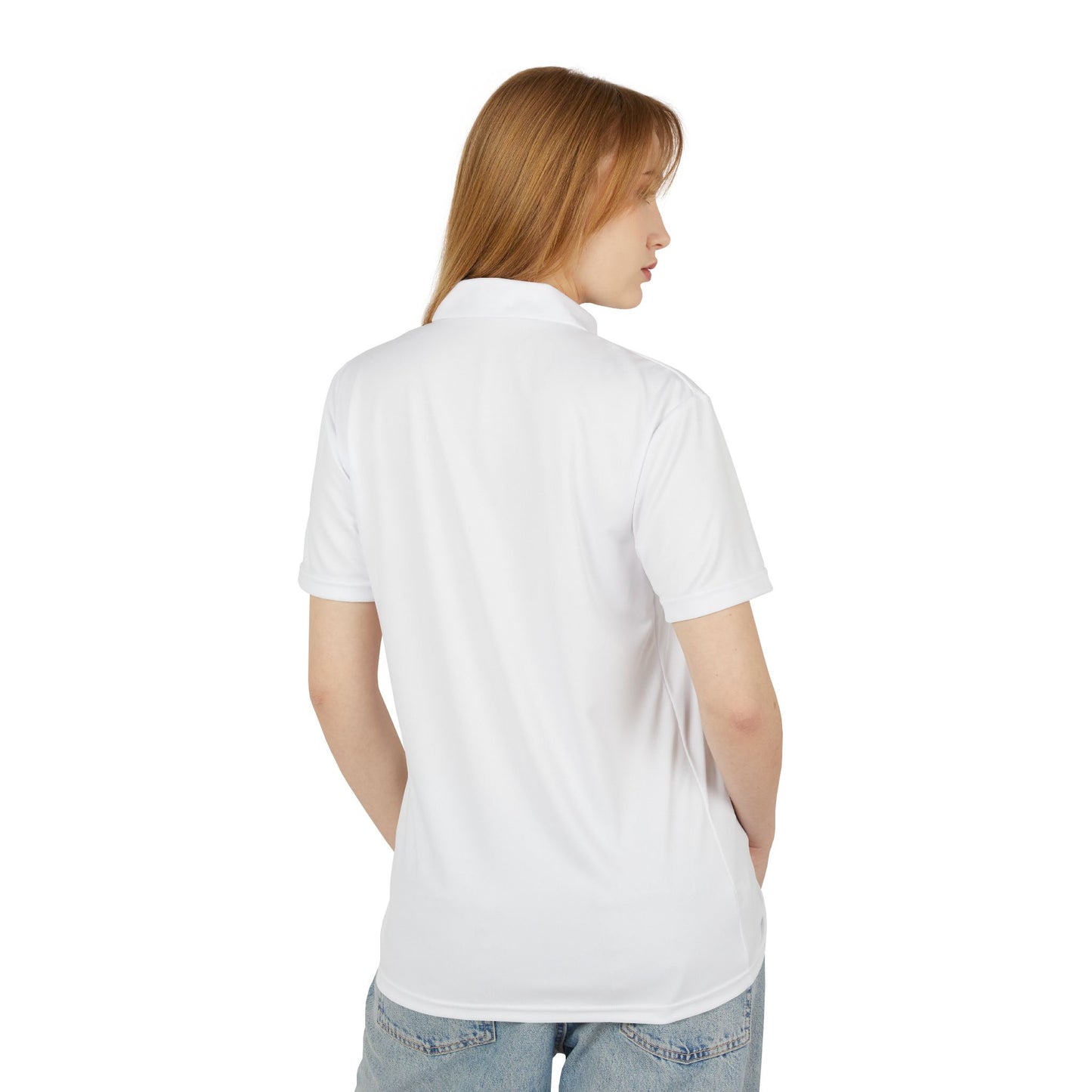 Playful Love Quote Polo Shirt, Fun Gift for Him, Unique Father's Day Present, Casual Wear, Cute Relationship Apparel