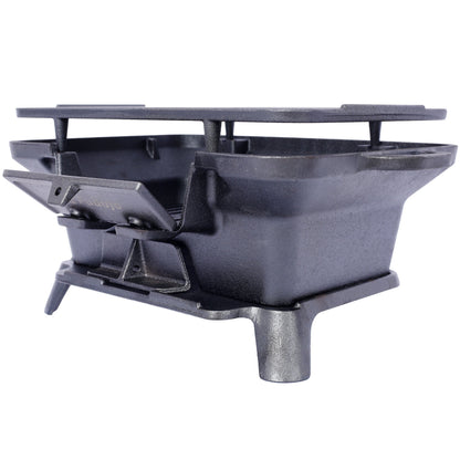 Portable Outdoor Cast Iron Tabletop Charcoal Grill