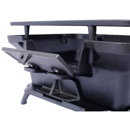 Portable Outdoor Cast Iron Tabletop Charcoal Grill