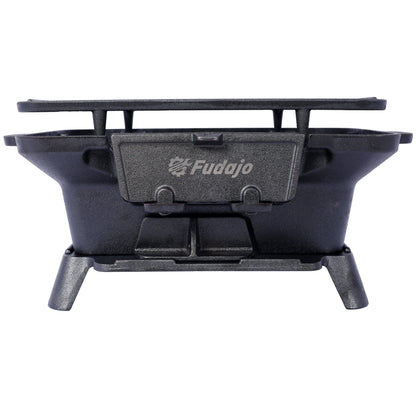 Portable Outdoor Cast Iron Tabletop Charcoal Grill