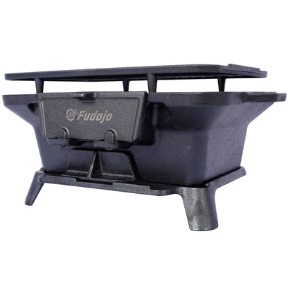 Portable Outdoor Cast Iron Tabletop Charcoal Grill