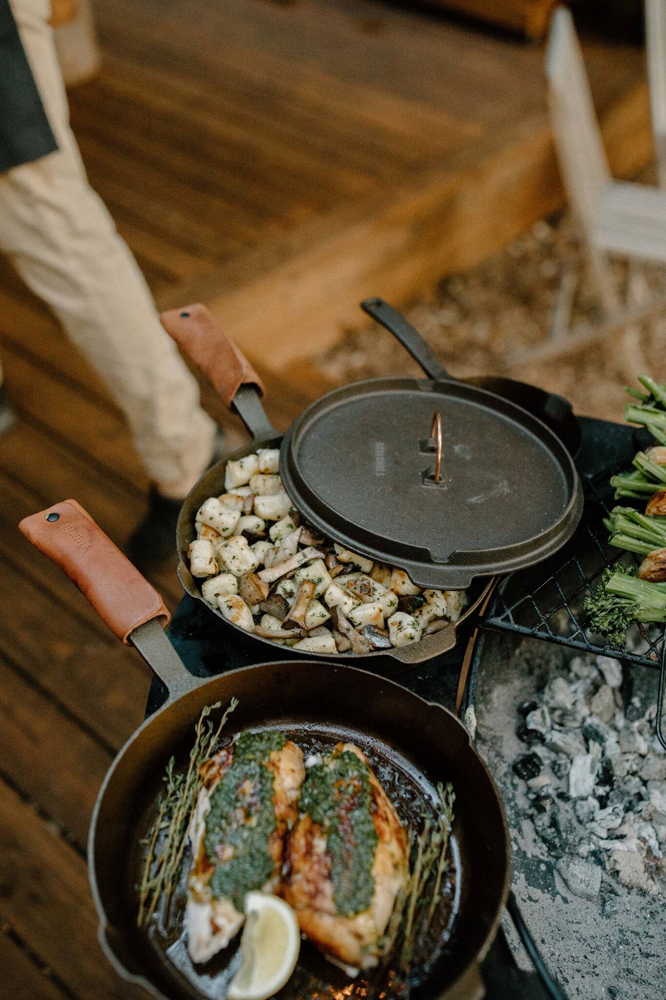 Deluxe All-In-One Cast Iron Skillet